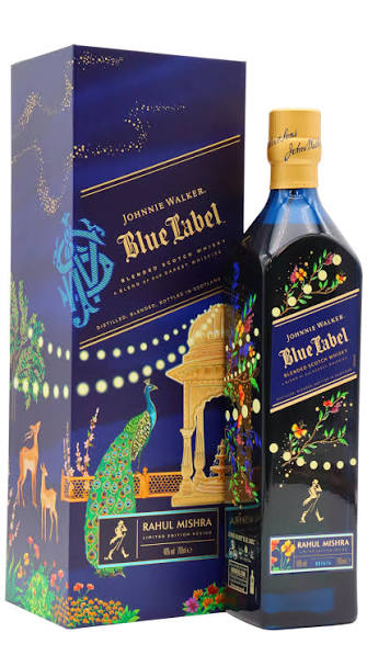 Johnnie Walker Johnnie Walker Blue Label Rahul Mishra Diwali Edition + GB 0,7 liters